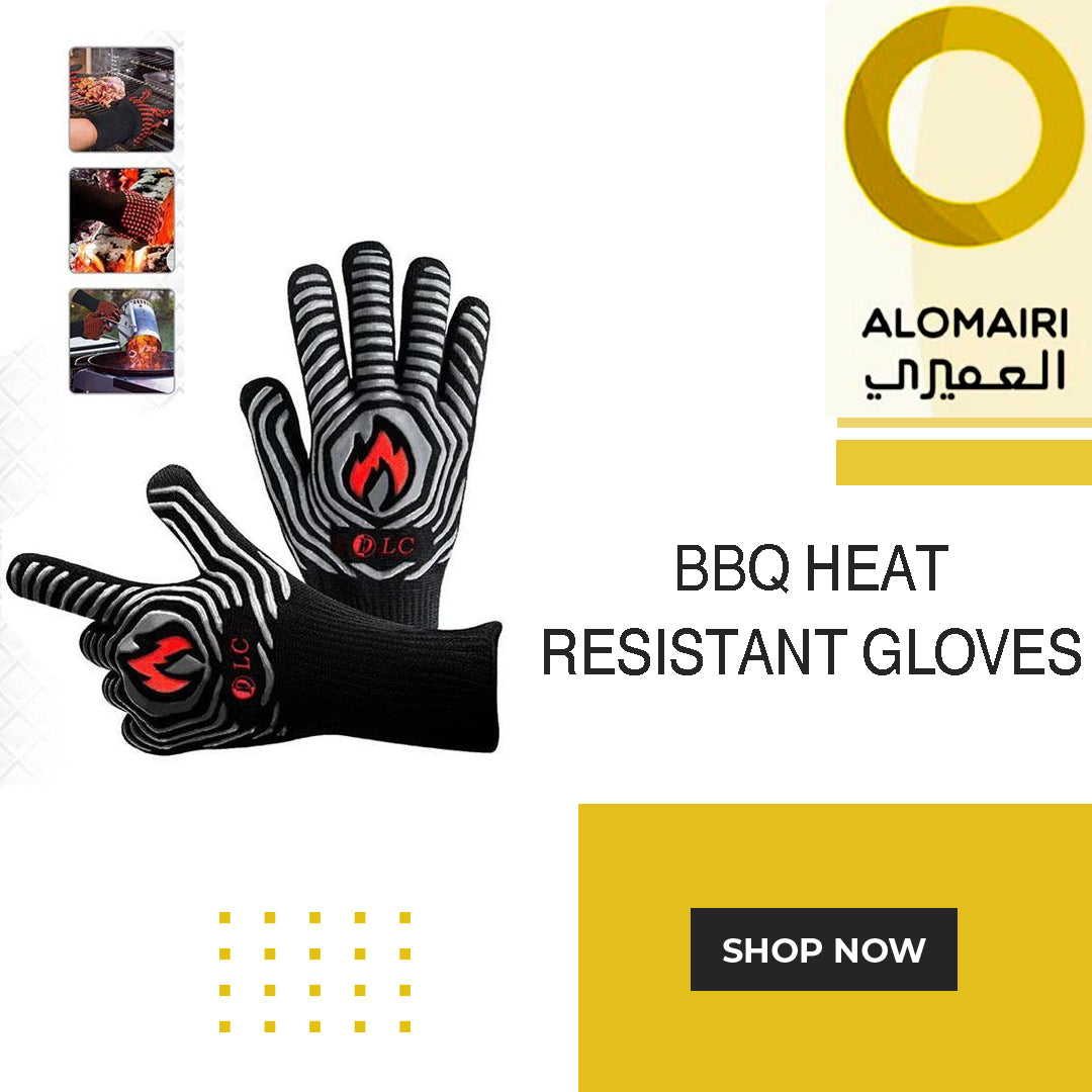 قفازات مقاومة لحرارة الشواء من DLC