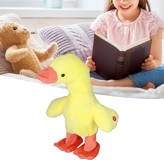 لعبة البطة الإلكترونية مع صوت و موسيقى ويمكنها المشي