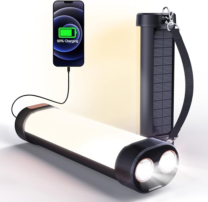 مصباح للتخييم يعمل بالطاقة الشمسية