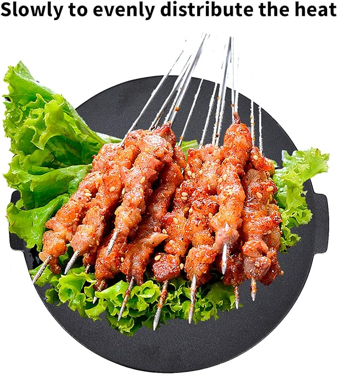 صاج شوي ب 3 أرجل دائري قطر 35سم