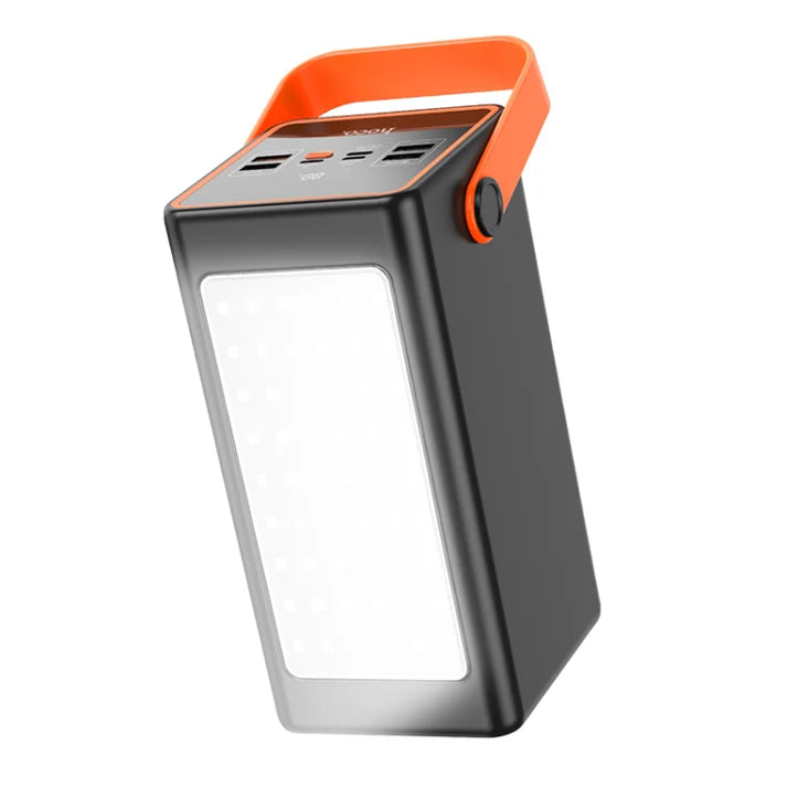 محطة طاقة مع باور بانك هوكو ضمان سنة و نصف Hoco J107 22.5W 90000mAh