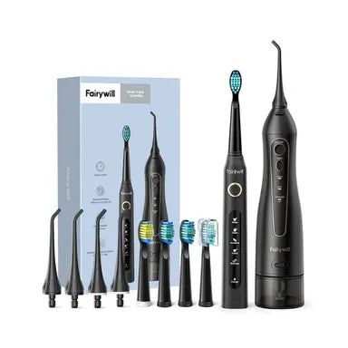 فرشاة الأسنان الكهربائية الصوتية وجهاز تنظيف الفم Fairywill 5020E+ 507