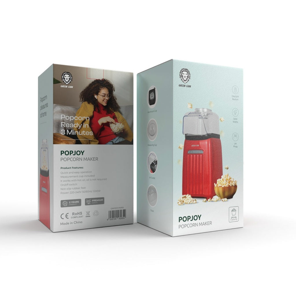 استمتع بتجربة تحضير الفشار المثالية Green Lion PopJoy Pop Corn Maker