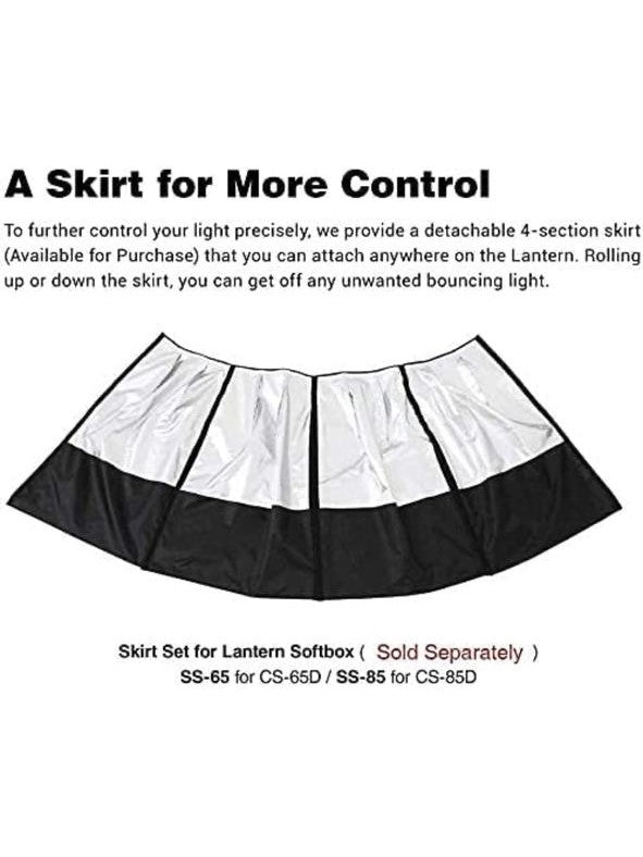 صندوق إضاءة Godox CS-85D Lantern Softbox بحجم 85 سم – معدل إضاءة ناعم متوافق مع Godox SL-60W،