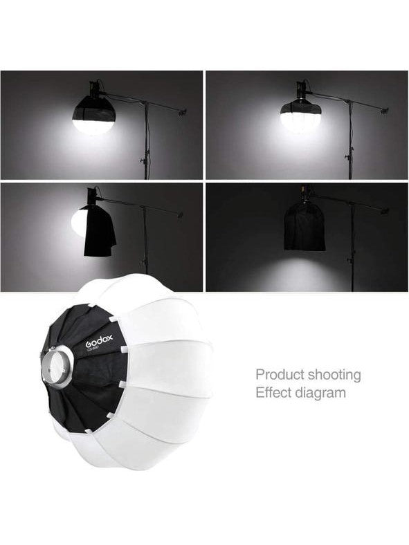 صندوق إضاءة Godox CS-85D Lantern Softbox بحجم 85 سم – معدل إضاءة ناعم متوافق مع Godox SL-60W،