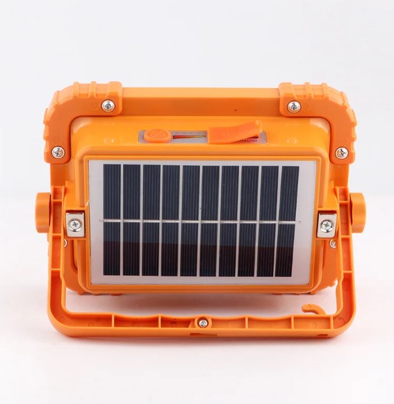 مصباح شمسي للرحلات و التخييم والاضاءة الخارجية مع مكبر صوت قابل لاعادة الشحن