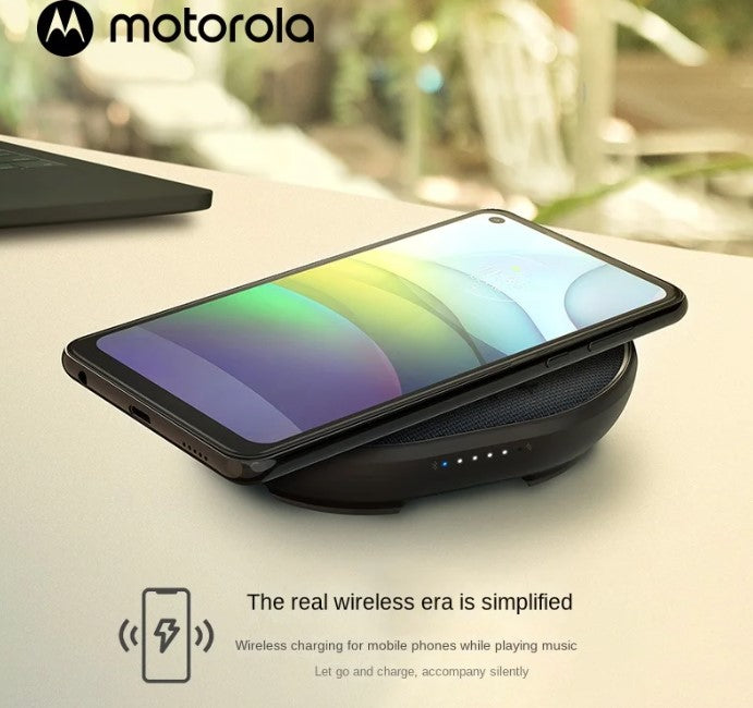 MOTOROLA سماعة بلوتوث خارجية مقاومة للماء والغبار وعالية الجودة لشحن الهواتف - سبيكر
