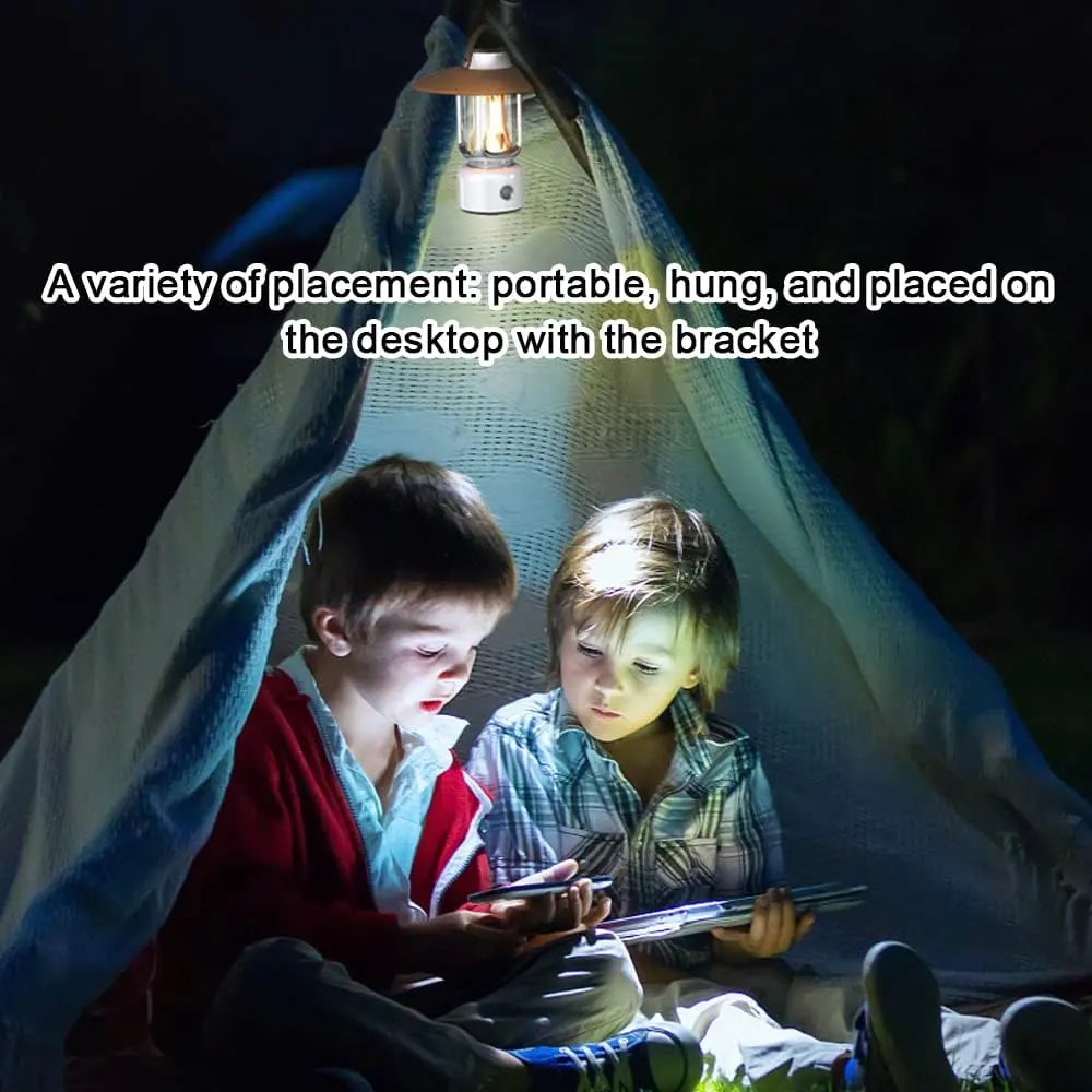 Toby's CPL-T15 Camping Lantern 3 Lighting Modes Multiple Power Supply Options