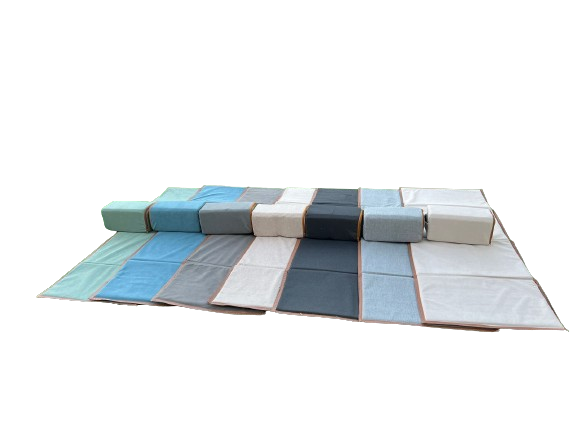 جلسة أرضية لشخصين متعددة الألوان VIP