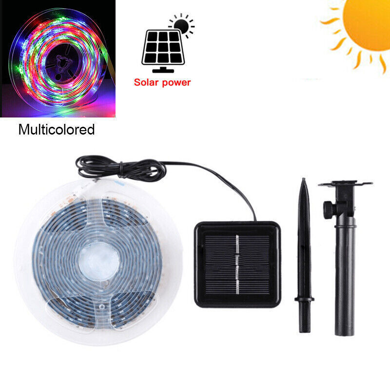 سلسلة مصابيح بالطاقة الشمسية LED مصباح ملون مع شريط مصابيح