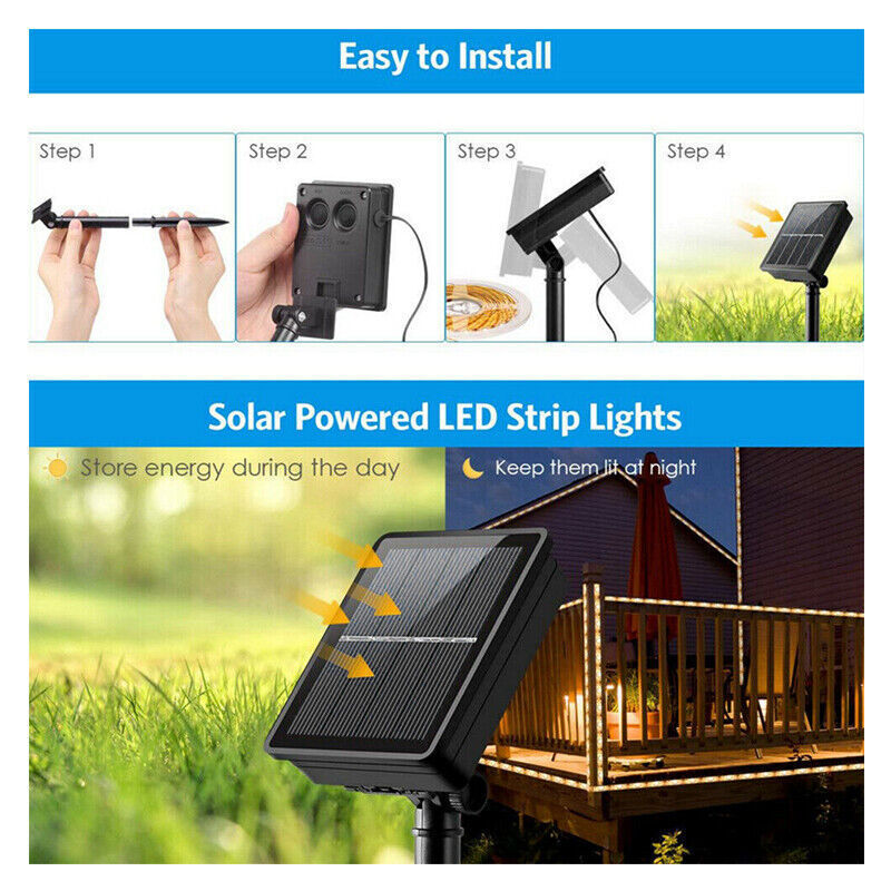 سلسلة مصابيح بالطاقة الشمسية LED مصباح ملون مع شريط مصابيح