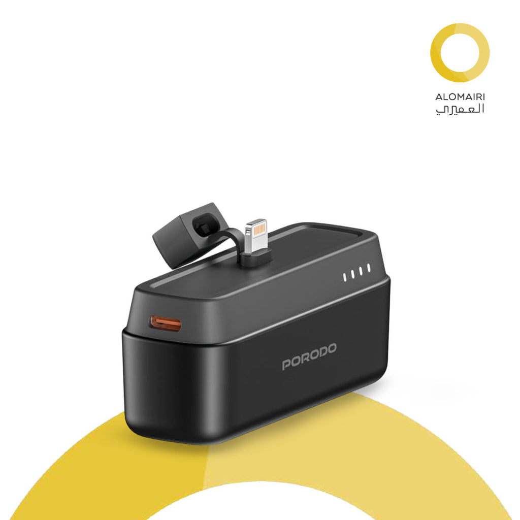 بورودو باور بنك 5000mAh مع موصل لايتنينج
