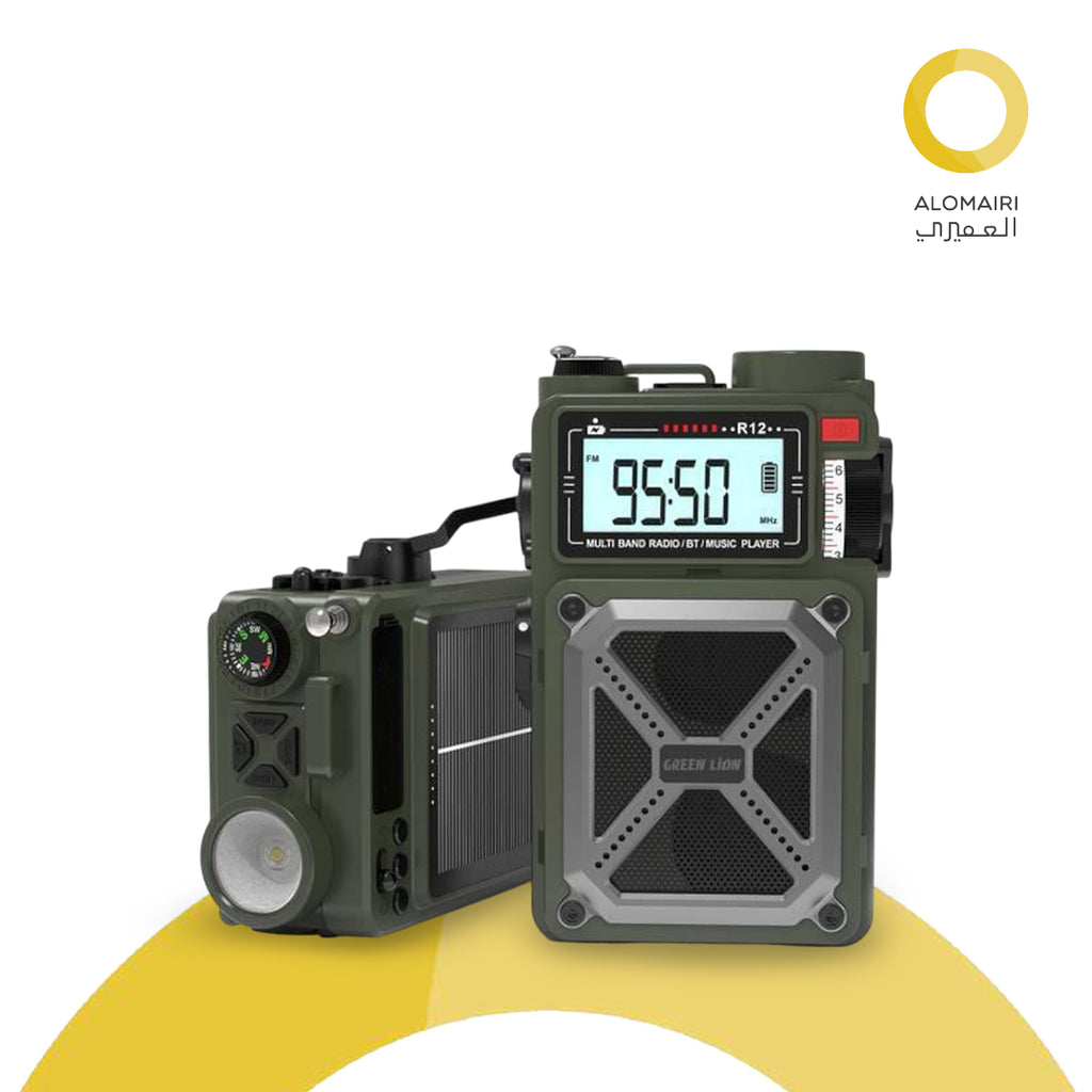 مع باور بانك، وقت تشغيل 12 ساعة، مدىGreen Lion Vintage Solar Pro