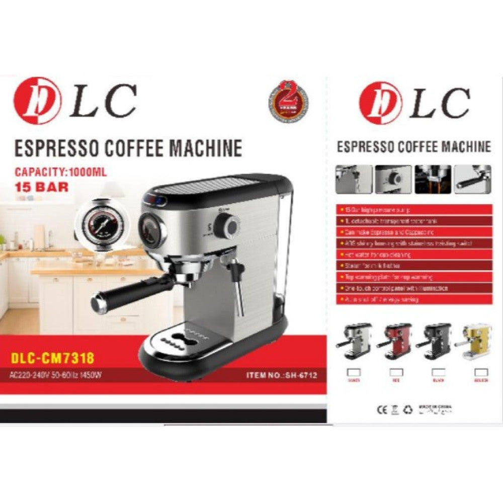 DLC-CM7318 ماكينة قهوة إسبرسو متعددة الإستخدامات