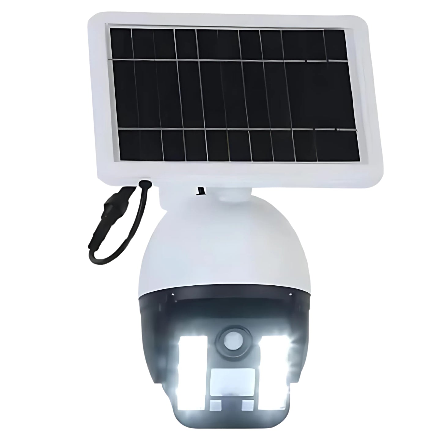 Smart Security Light with Solar Powered Dummy Camera - 60W 