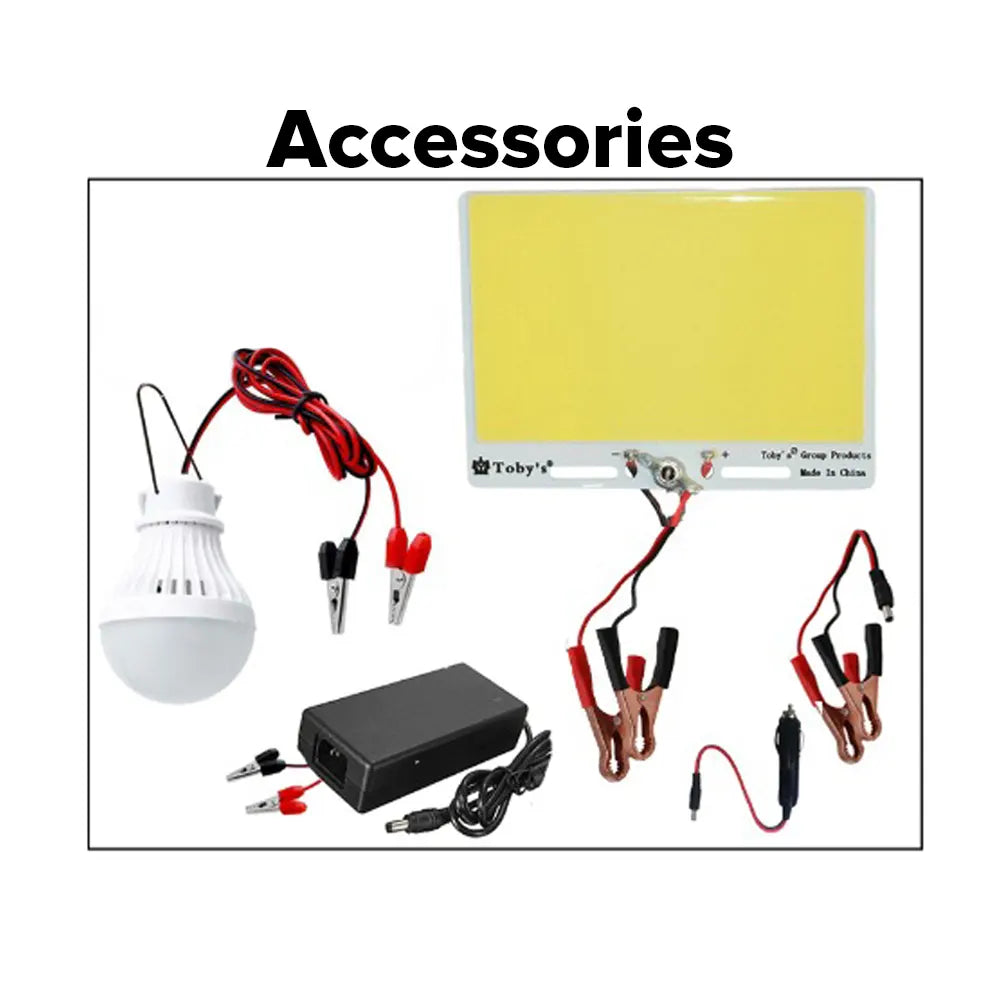 Toby's BTY 50 Battery 40000mAh Power, Rechargeable Battery With 500W Power Inverter Best For Camping