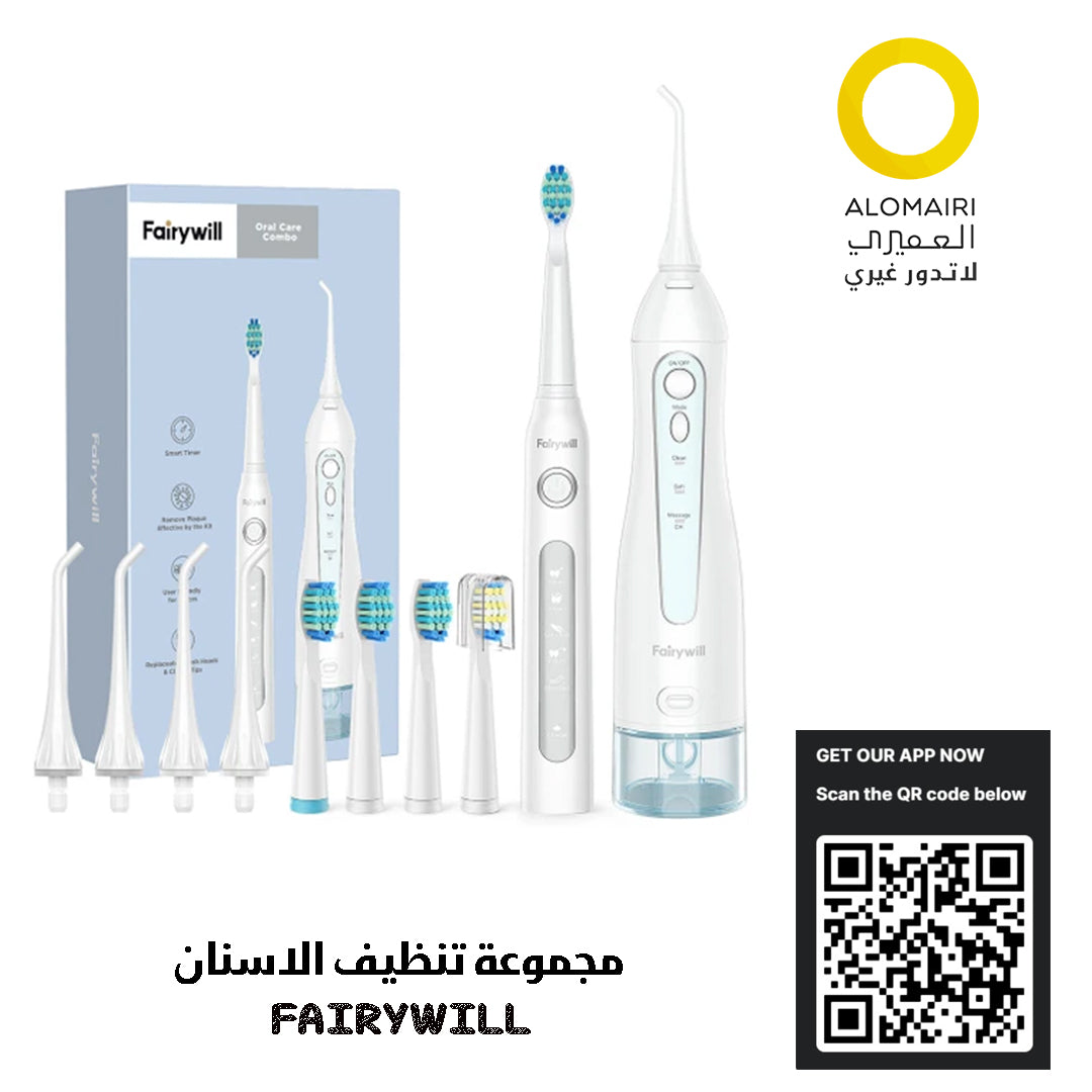 فرشاة الأسنان الكهربائية الصوتية وجهاز تنظيف الفم Fairywill 5020E+ 507