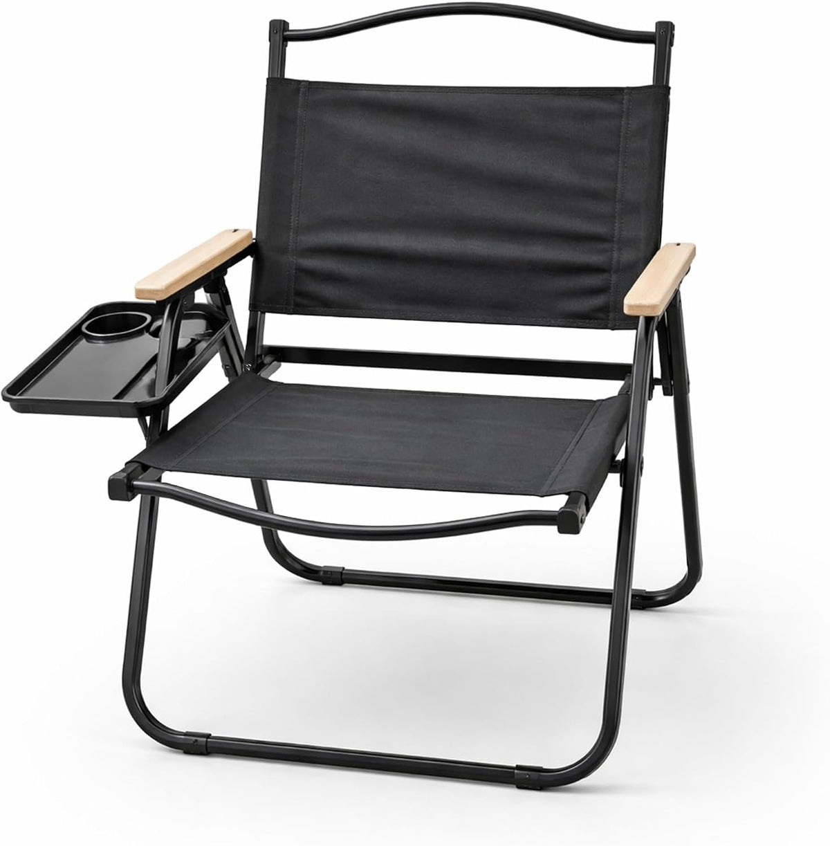 Camping Furniture Set – 2 Folding Chairs with Cup Holders & 1 Portable Folding Table