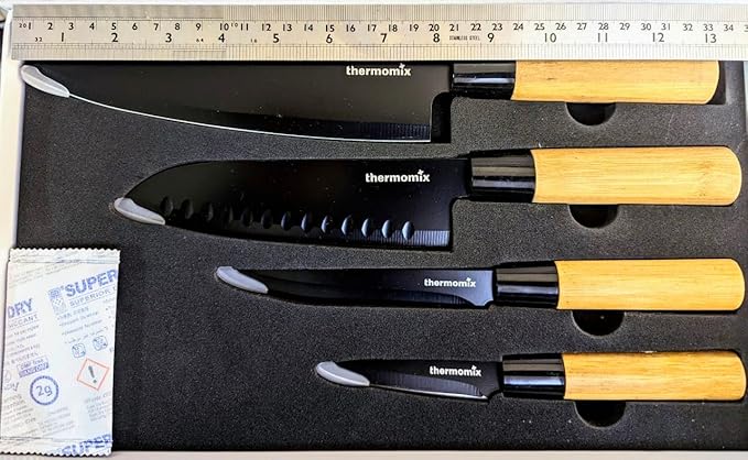 Thermomix سكاكين يابانية عالية الجودة * 4 قطع