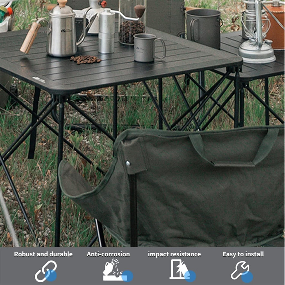 Foldable picnic table
