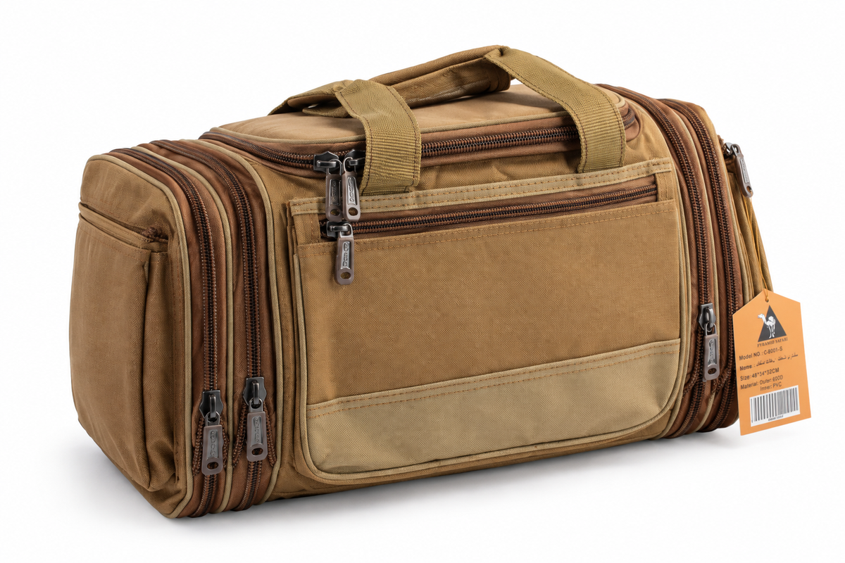 Safari-Pro Multi-Compartment Travel Duffel Bag