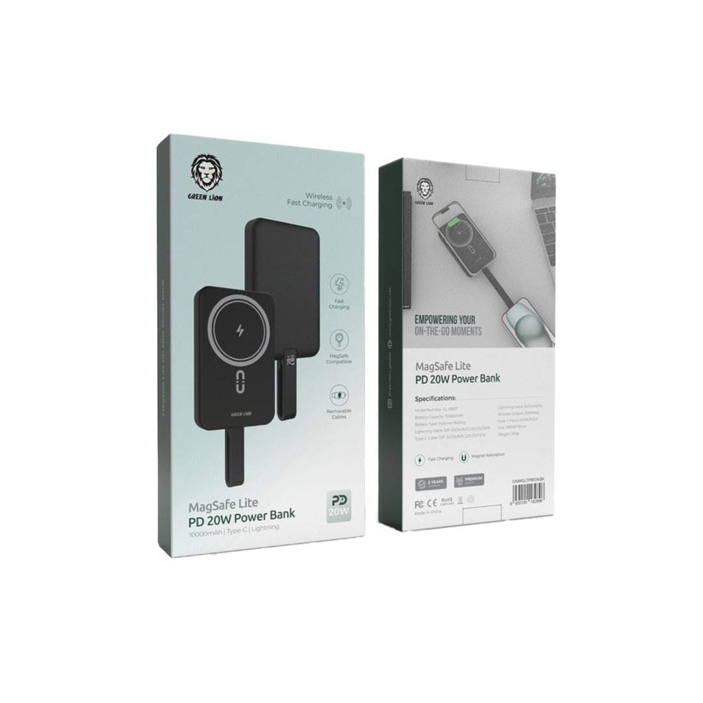 باوربانك Green Lion MagSafe Lite PD 20W