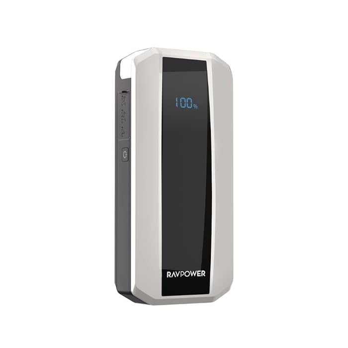 RAVPower 3-in-1 Jump Starter with 11000mAh Power Bank & LED Flashlight