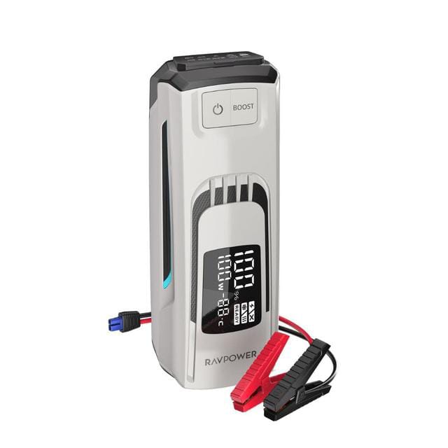RAVPower 3-in-1 Jump Starter with 24000mAh Power Bank & LED Flashlight