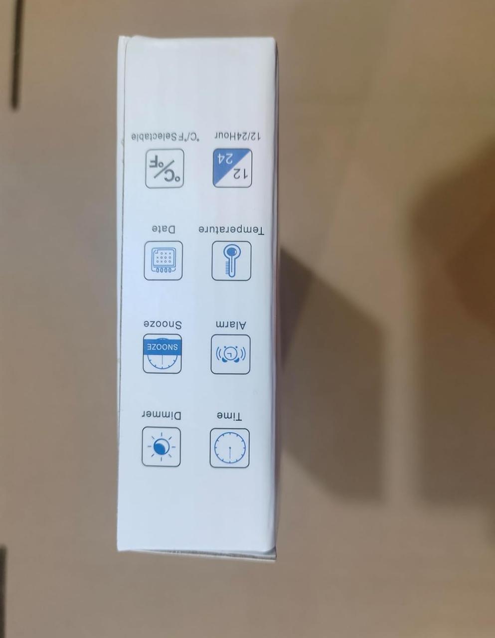 LED ساعة منبه وجهاز عرض