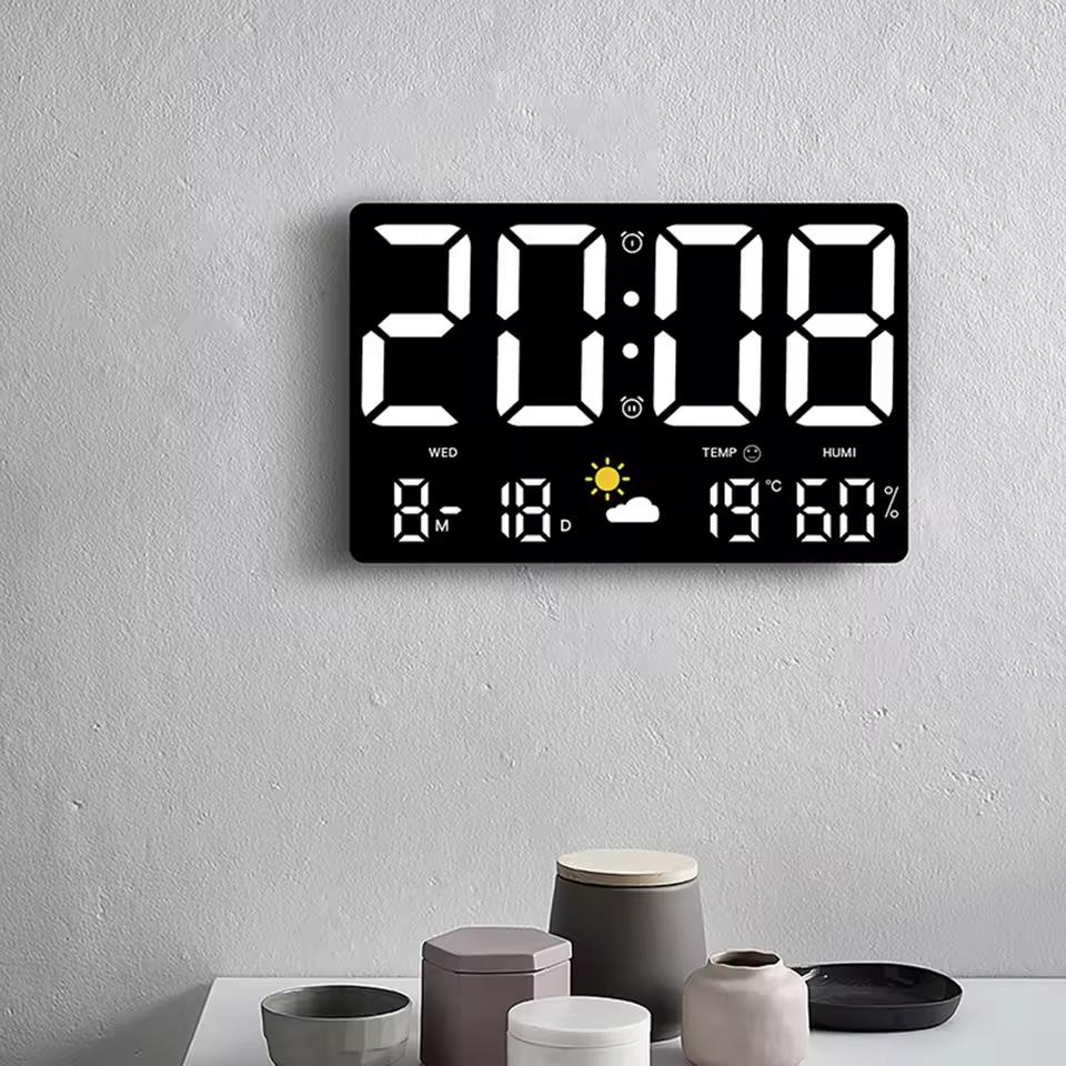 ساعة عرض كبيرة الحجم منبه