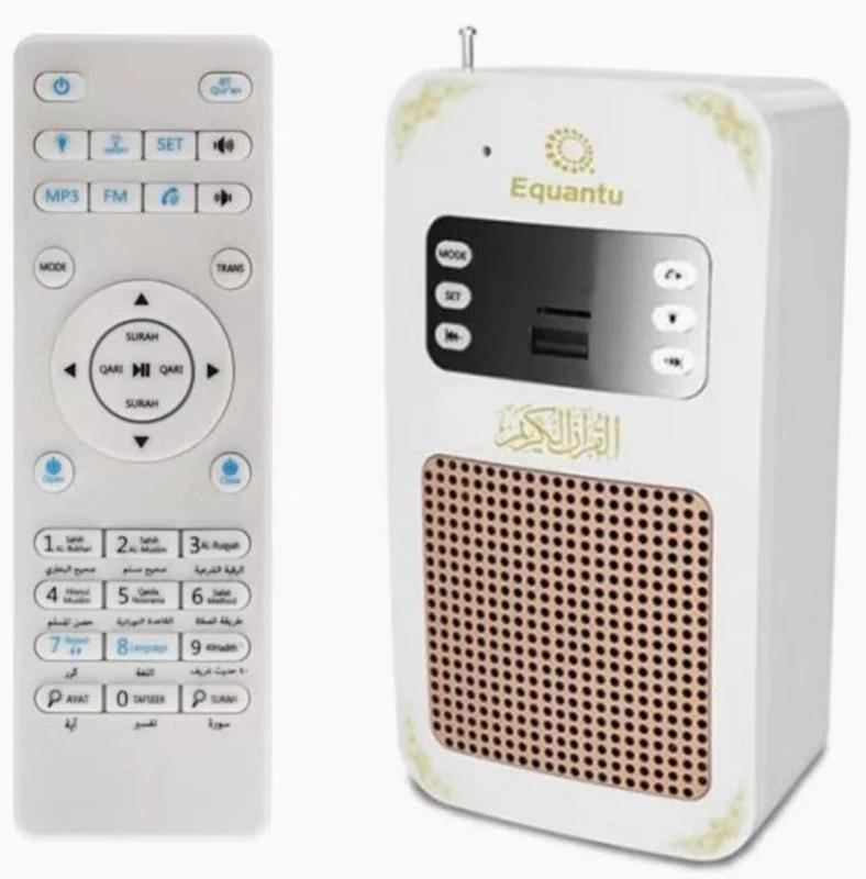 مقبس حائط ذكي Equantu SQ-669 بسماعة قرآن مع جهاز تحكم عن بعد
