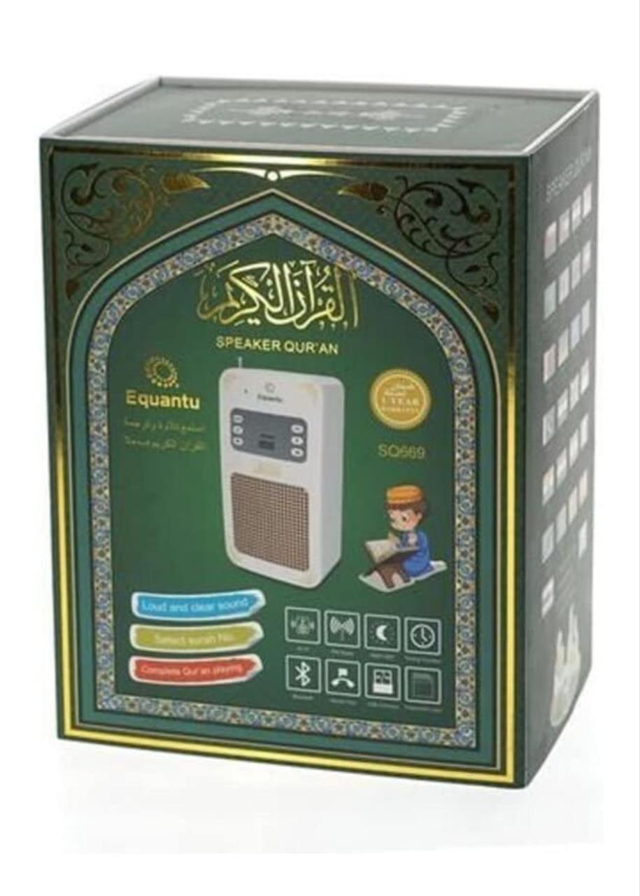 مقبس حائط ذكي Equantu SQ-669 بسماعة قرآن مع جهاز تحكم عن بعد