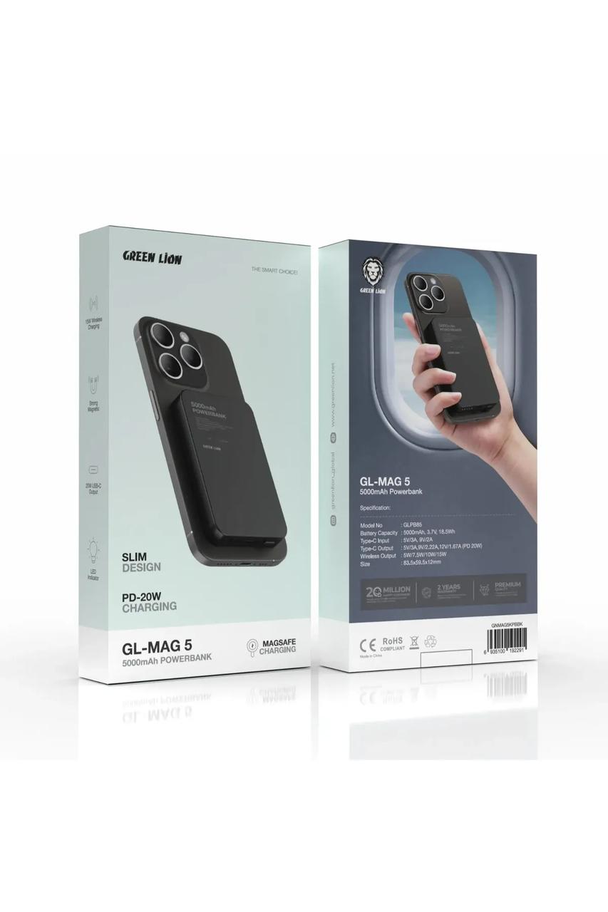 GL-MAG5 باور بانك 5000mAh / متوافق مع MagSafe