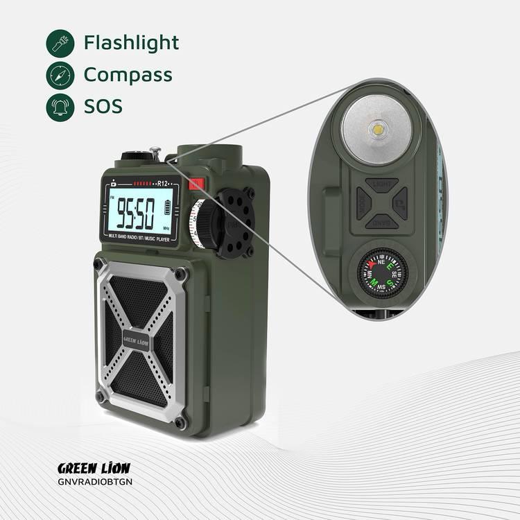 مع باور بانك، وقت تشغيل 12 ساعة، مدىGreen Lion Vintage Solar Pro