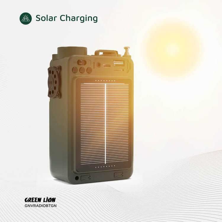 مع باور بانك، وقت تشغيل 12 ساعة، مدىGreen Lion Vintage Solar Pro