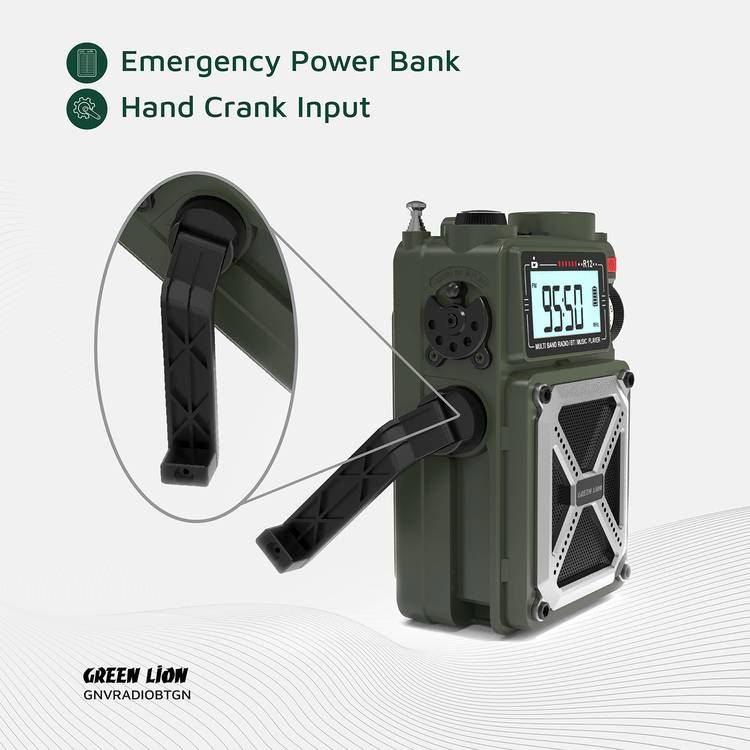 مع باور بانك، وقت تشغيل 12 ساعة، مدىGreen Lion Vintage Solar Pro