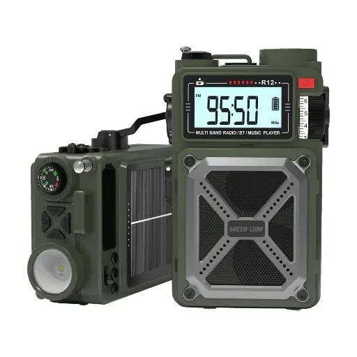 مع باور بانك، وقت تشغيل 12 ساعة، مدىGreen Lion Vintage Solar Pro