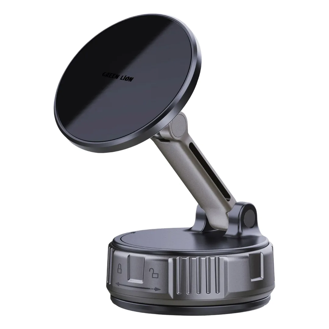 Green Lion GX-12 MagSafe Suction Phone Holder - Black