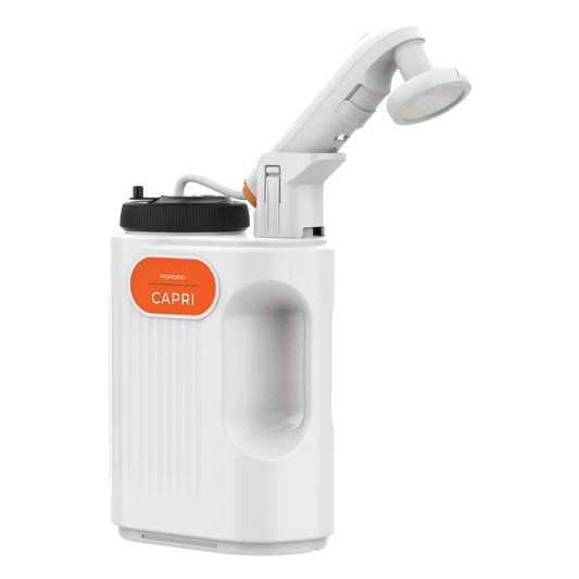 Porodo Lifestyle Capri Portable Rechargeable Bidet with Dual-Head Precision Cleaning - White