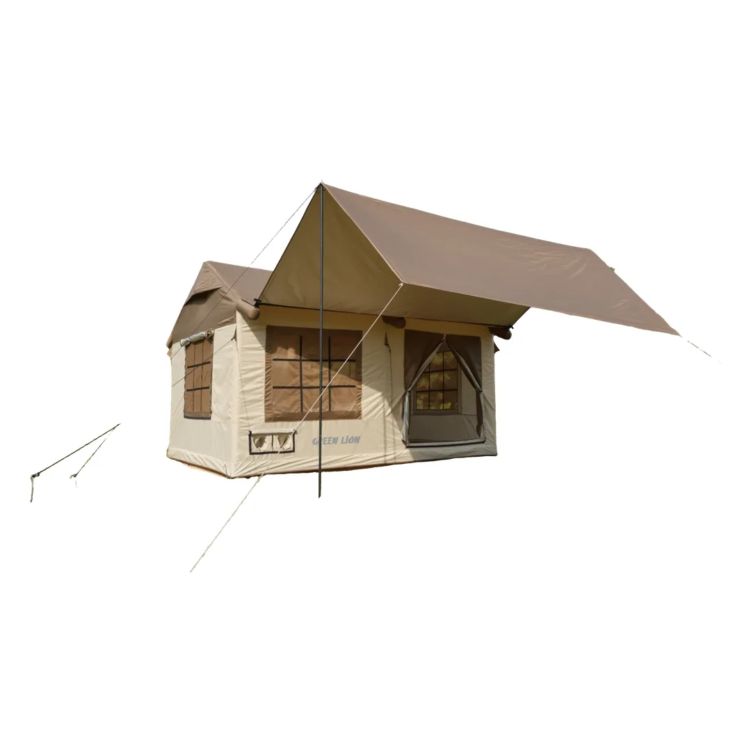 Green Lion GT-10X Inflatable Camping Tent - Beige