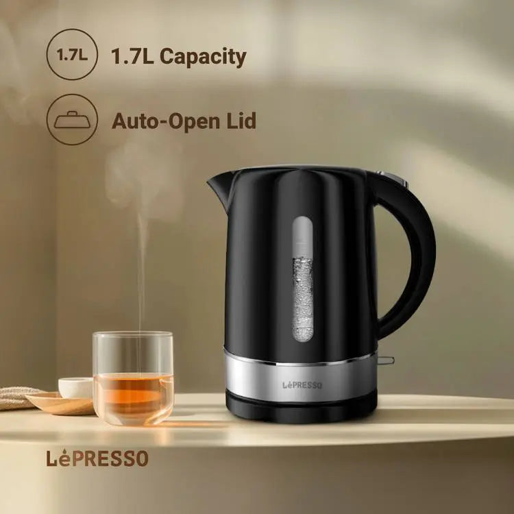 LePresso مجموعة إفطار : توستر، غلاية، وآلة قهوة