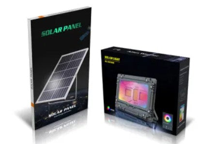 كشاف LED RGB يعمل بالطاقة الشمسية