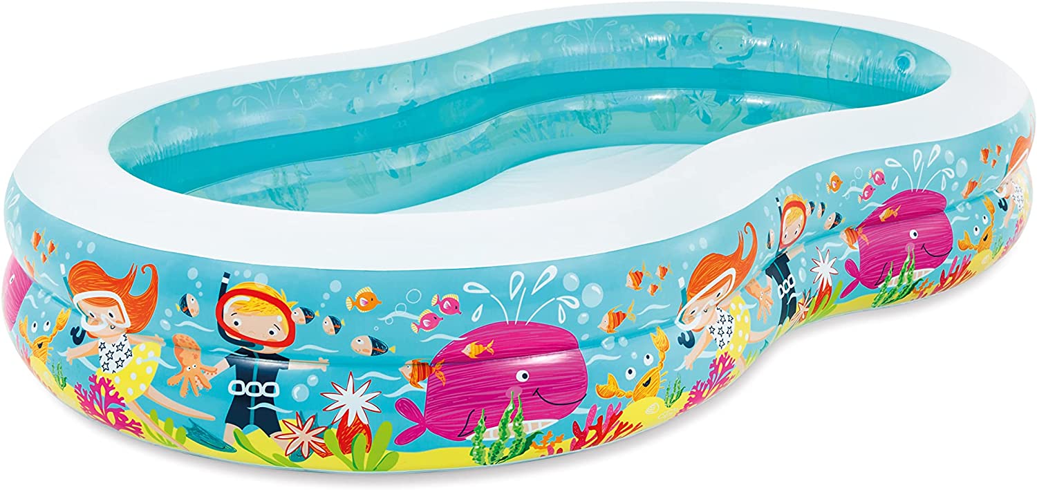 استمتع بأجواء الصيف مع حوض سباحة Intex Swim Center Paradise Seaside