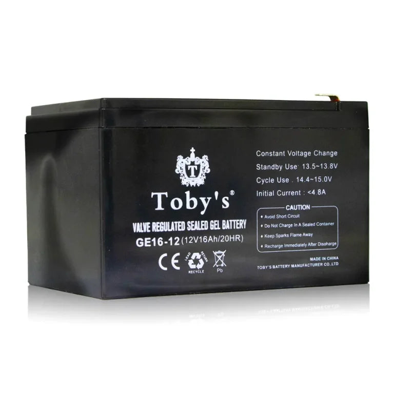 Toby's BTY 12A Battery 12000mAh Power Rechargeable Battery Best For Camping Lights, ABS Housing Material