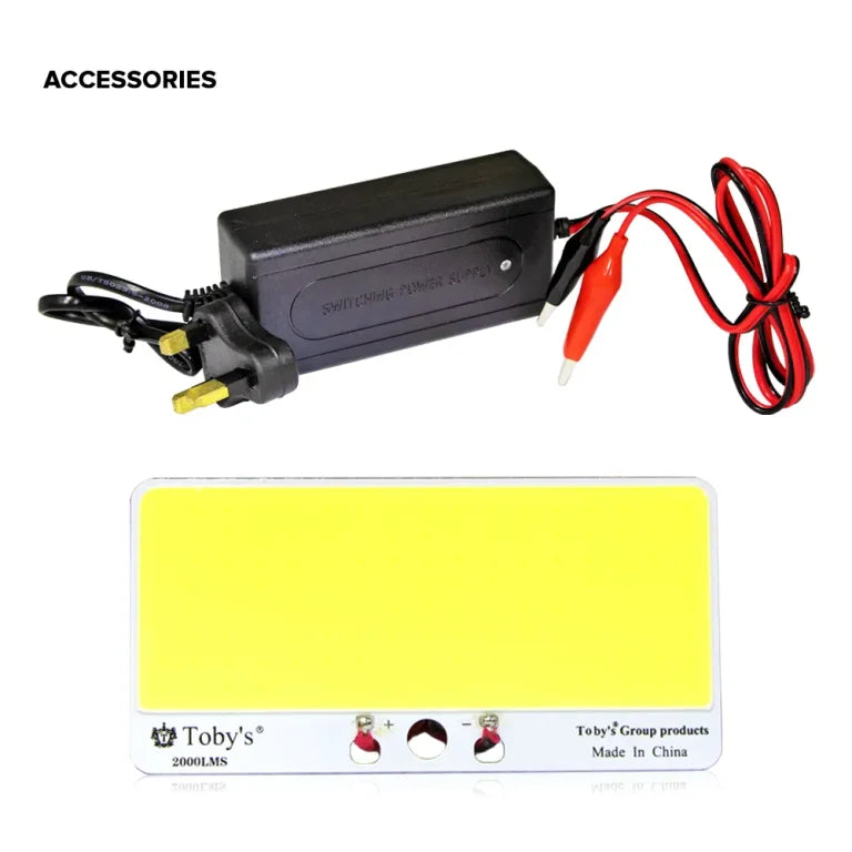 Toby's BTY 12A Battery 12000mAh Power Rechargeable Battery Best For Camping Lights, ABS Housing Material