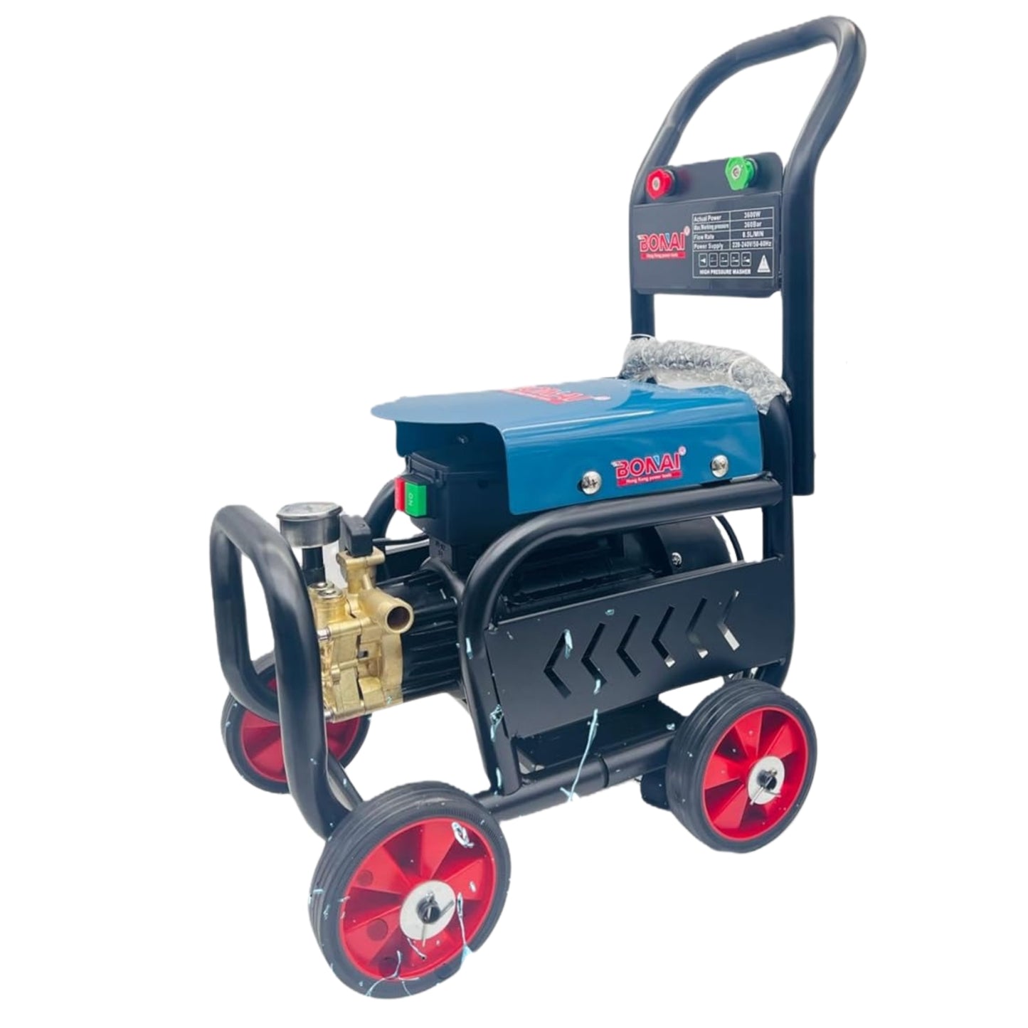 High Pressure Washer 3600W 360Bar Bonai BN-HKX11 – Powerful Electric Cleaning Machine for Cars, Home & Outdoor Use ALOMAIRI