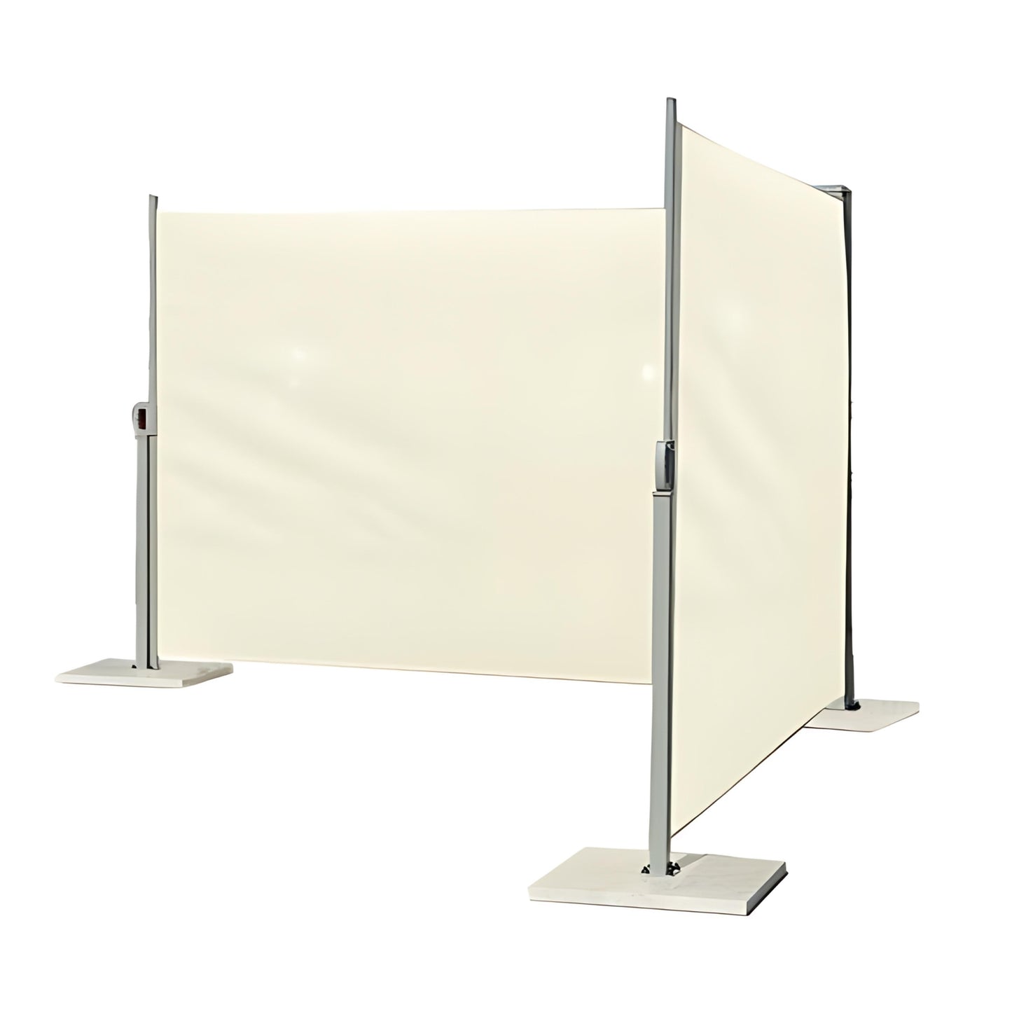Kashta – Retractable Side Awning 2 Panels (6m × 1.8m) + Marble Support Base (50×50×3cm) ALOMAIRI