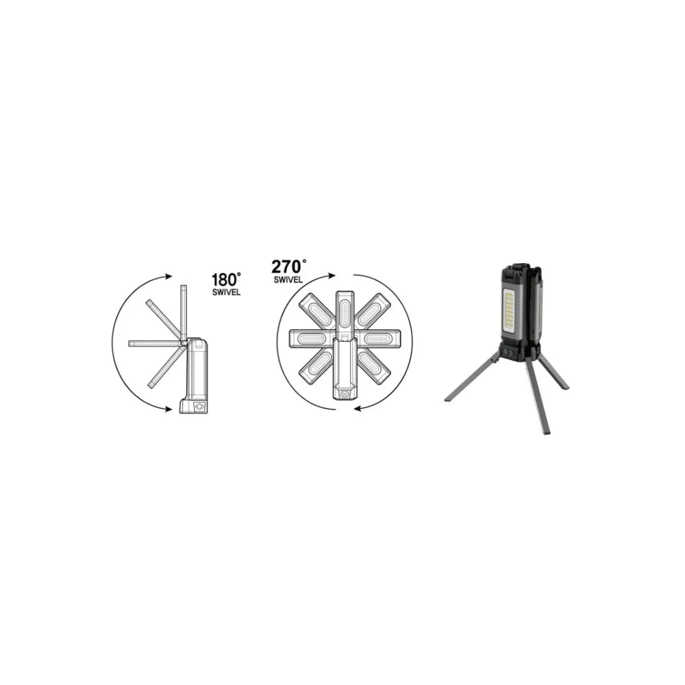 Toby's VIP 13 MAX Camping Light Best For Outdoor Party Picnic Barbeque On Desert Built in Rechargeable Battery Facility And Detachable Lamp Use As A Torch