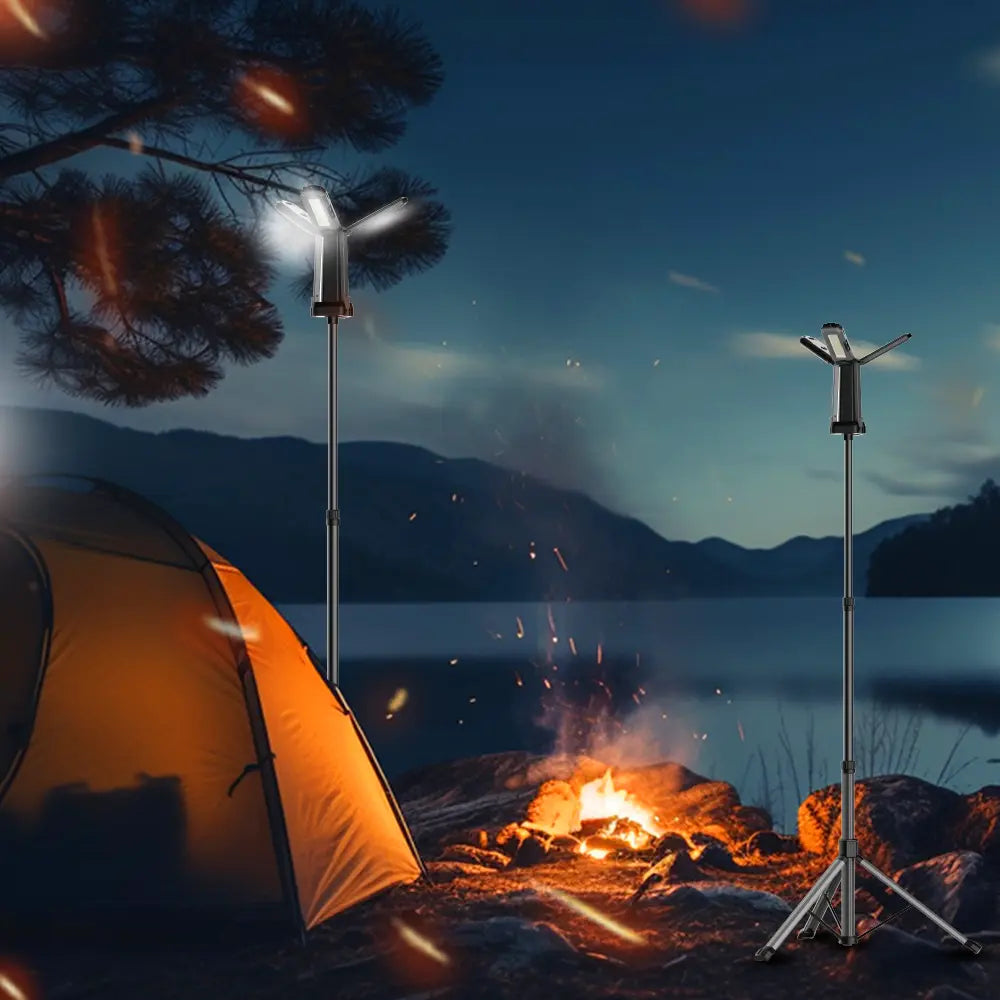 Toby's VIP 13 MAX Camping Light Best For Outdoor Party Picnic Barbeque On Desert Built in Rechargeable Battery Facility And Detachable Lamp Use As A Torch