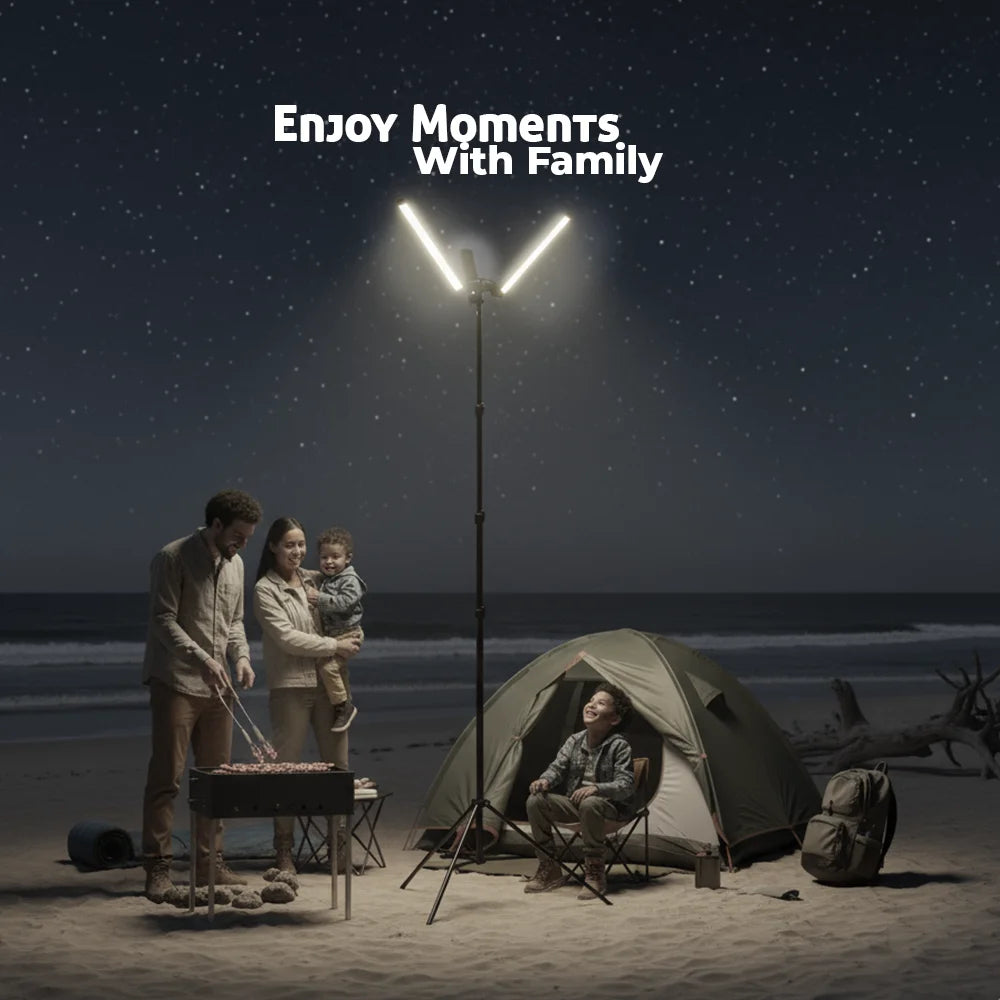 Toby’s VIP 15 Pro Sanara Camping Light 130W Outdoor LED Lamp 13000 Lumens for Desert, Picnic, BBQ & Party